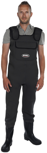 Mitchell Neoprene Waders tg. 44/45 colore GREY - Clicca l'immagine per chiudere